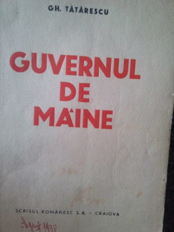 Guvernul de maine