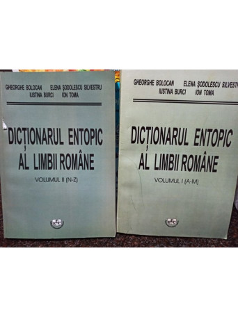 Dictionarul entopic al limbii romane, 2 vol.