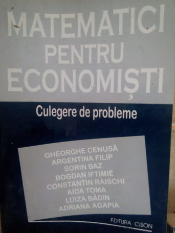 Matematici pentru economisti