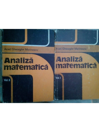 Analiza matematica, 2 vol.