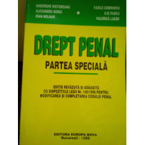 Drept penal. Partea speciala