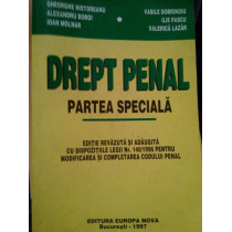 Drept penal. Partea speciala