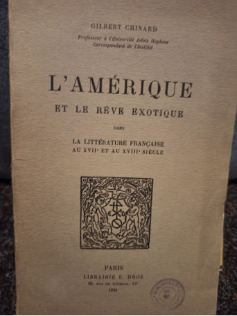 L'Amerique et le reve exotique