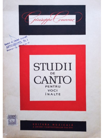 STUDII DE CANTO