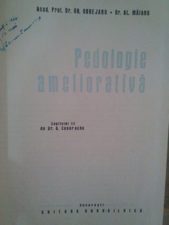 Pedologie ameliorativa