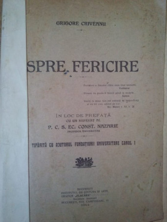 Spre fericire