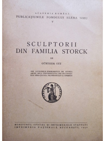 Sculptorii din familia Storck