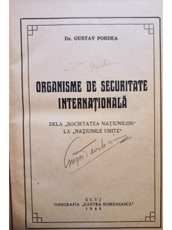 Organisme de securitate internationala