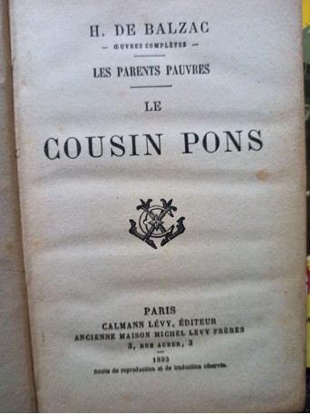 Le cousin pons