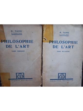 Philosophie de l'art, 2 vol.