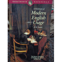 A dictionary of modern english usage