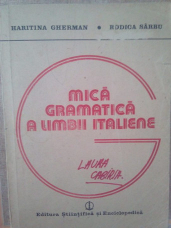 Mica gramatica a limbii italiene