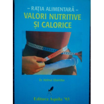 Ratia alimentara. Valori nutritive si calorice