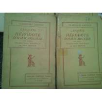 L'enquete de herodote d'halicarnasse, 2 vol.