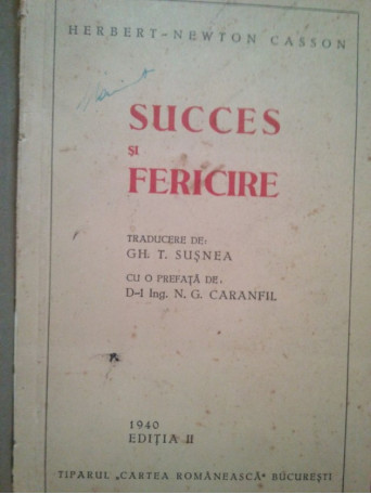 Succes si fericire