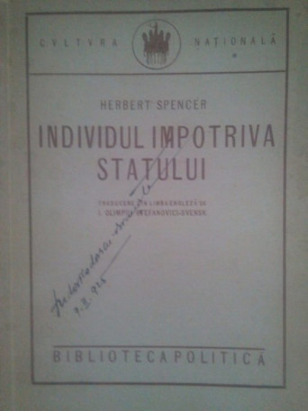 Individul impotriva statului