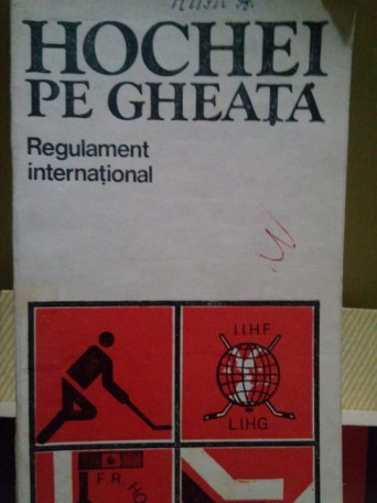 Hochei pe gheata. Regulament international