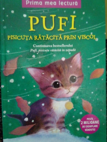 Pufi pisicuta ratacita prin viscol