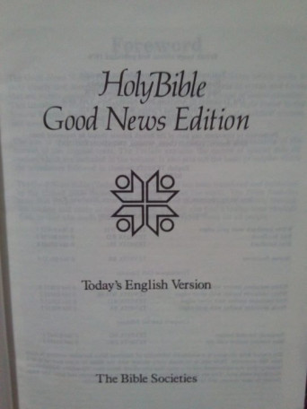 HolyBible. Good news edition - Holy Bible. Good news edition - Cartonata