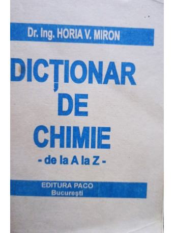 Dictionar de chimie de la A la Z