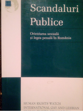 Human Rights Watch - Scandaluri publice - 1988 - Brosata