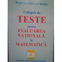 Culegere de teste pentru evaluarea nationala la matematica