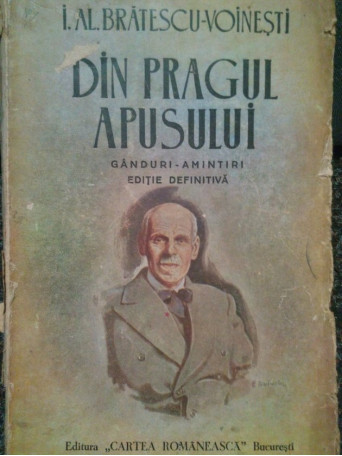 Din pragul apusului