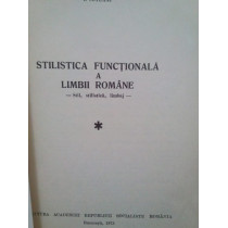 Stilistica functionala a limbii romane