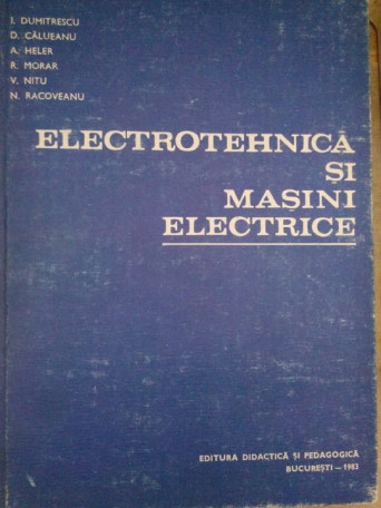 Electrotehnica si masini electrice