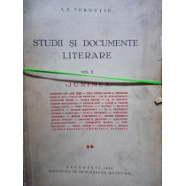 Studii si documente literare, vol. II