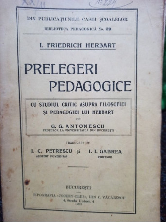 Prelegeri pedagogice