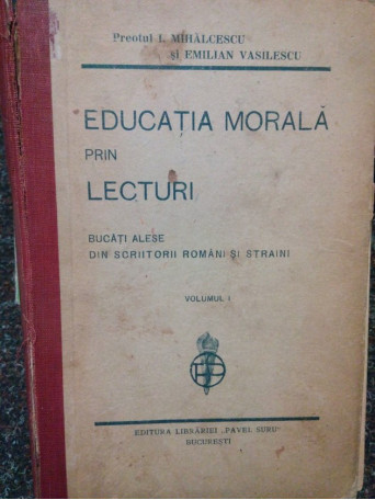 Educatia morala prin lecturi