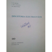 Din istoria electricitatii