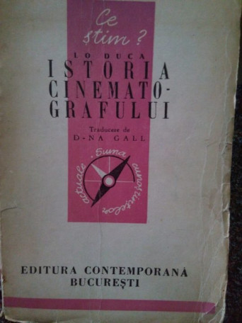 Istoria cinematografului