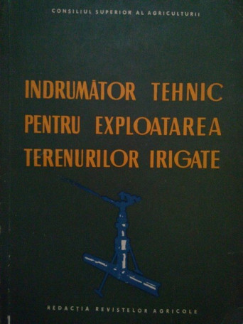 Indrumator tehnic pentru exploatarea terenurilor irigate