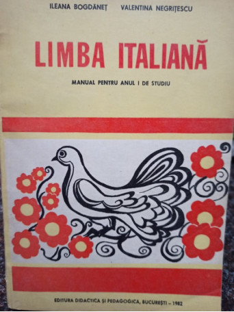 Limba italiana - Manual pentru anul I de studiu