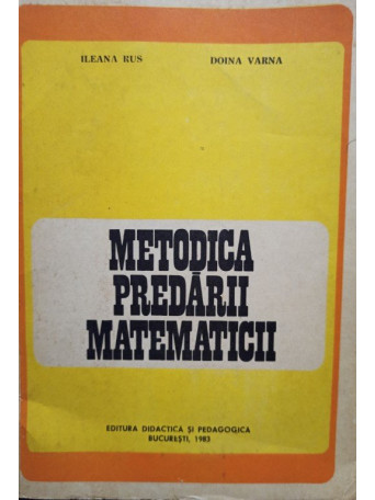 Metodica predarii matematicii