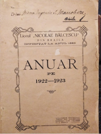 Anuar pe 1922 1923