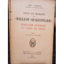 Sous le masque de William Shakespeare