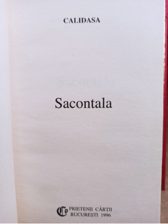 Sacontala