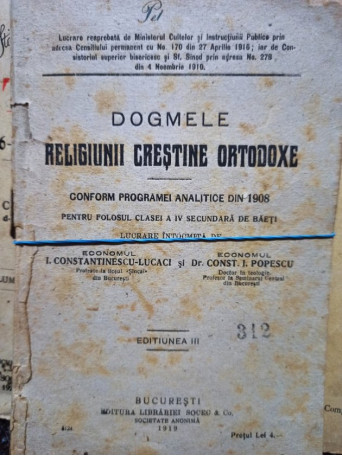 Dogmele religiunii crestine ortodoxe