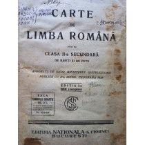 Carte de limba romana pentru clasa a II