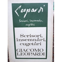 Scrisori, insemnari, cugetari