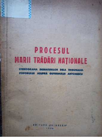 Procesul marii tradari nationale