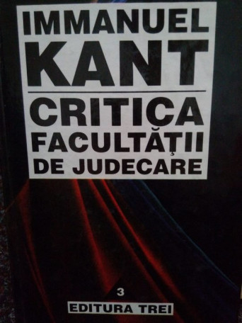 Critica facultatii de judecare