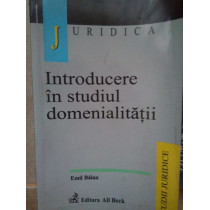 Introducere in studiul domenialitatii