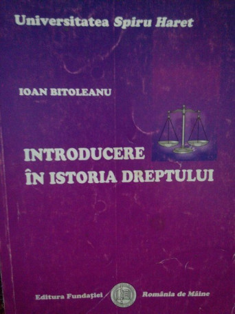 Introducere in istoria dreptului