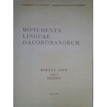 Monumenta linguae dacoromanorum, biblia 1688 pars II EXODUS (dedicatie)