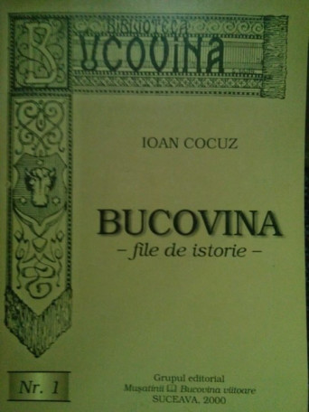 Bucovina. File de istorie