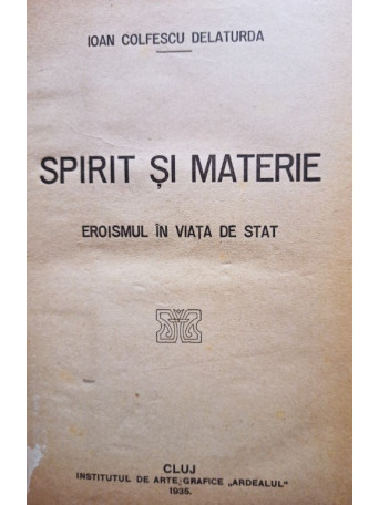 Spirit si materie